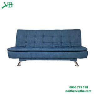 Ghế sofa giường màu xanh hai lớp đệm VB-6002