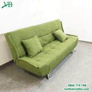 Ghế sofa giường xanh 1 lớp đệm VB-6010