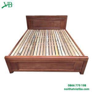 Giường gỗ xoan đào giá rẻ VB-4007