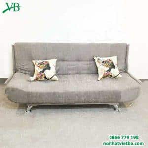 Sofa giường Hà Nội xám 1 lớp đệm VB-6011
