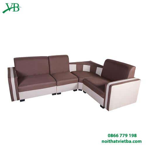 Sofa nỉ góc nâu giá rẻ VB-6017