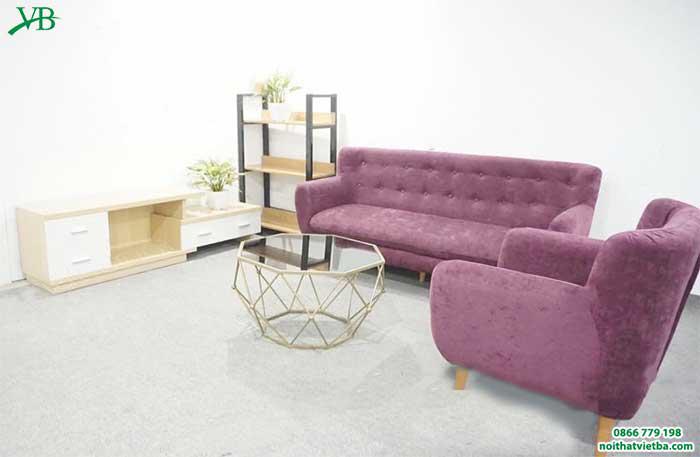 Sofa văng màu hồng VB-6022