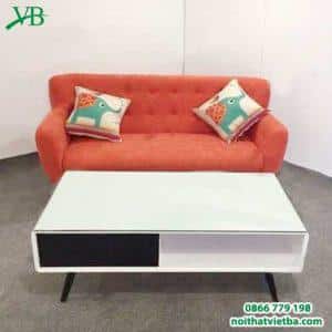 Sofa văng nỉ màu cam VB-6026