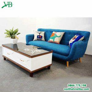 Sofa văng xanh da trời 1m8 VB-6015