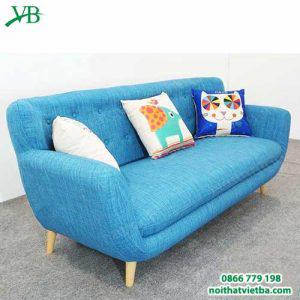 Sofa văng xanh da trời 1m8 VB-6015