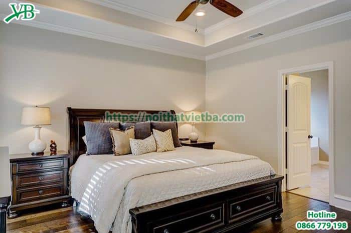 Giường ngủ chọn lựa loại giường có đường cong tránh các vật dụng cạnh sắc nhọn