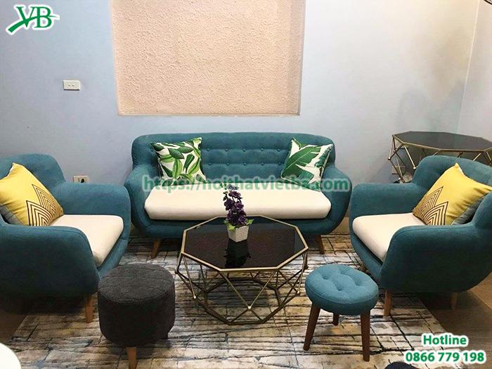 Ảnh thực tế bộ sofa giá rẻ khách hàng sử dụng của Việt Ba