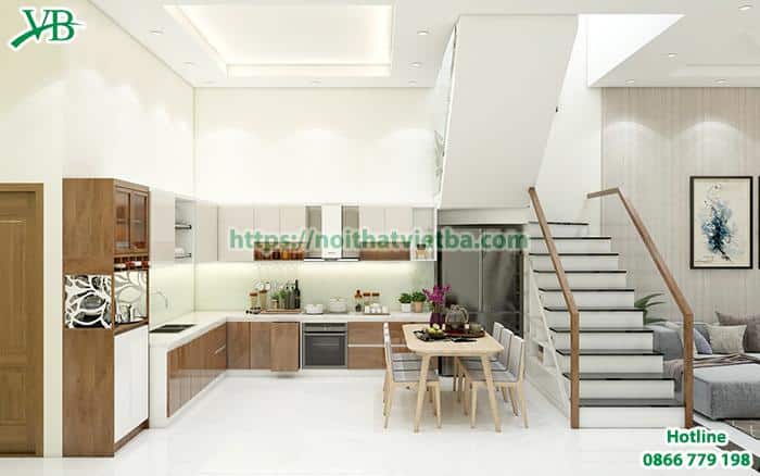 Các mẫu thiết kế nội thất phòng bếp ngày nay cũng được các kiến trúc sư quan tâm với nhiều mẫu mang phong cách riêng