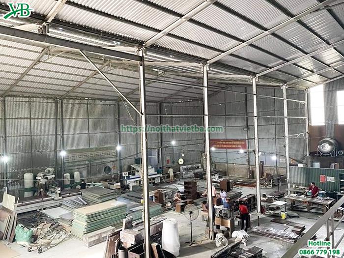 Kho xưởng sản xuất của Nội Thất Việt Ba