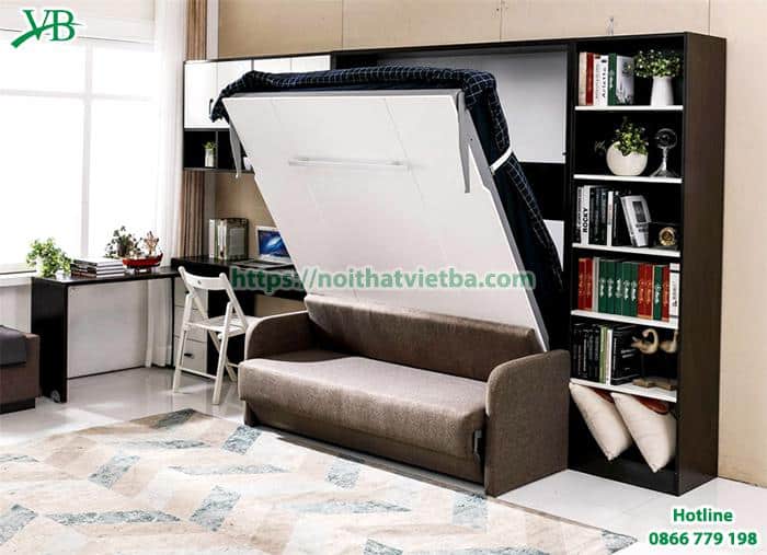 Sản phẩm nội thất thông minh biến hình giữa giường ngủ và sofa tiện dụng