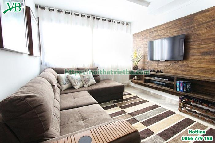 Sofa góc cho thiết kế không gian phòng khách đẹp và tiện nghi