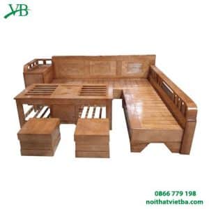 Sofa gỗ cao cấp giá rẻ tại hà nội VB-6308