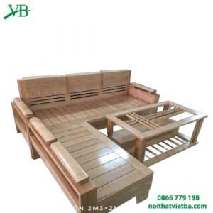 Sofa gỗ cho phòng khách nhỏ VB-6310