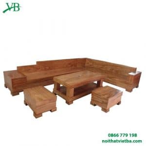 Sofa gỗ chữ l giá rẻ VB-6305