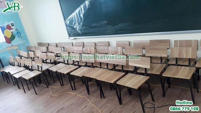 Ghế học sinh bằng gỗ dùng cho nhiều không gian
