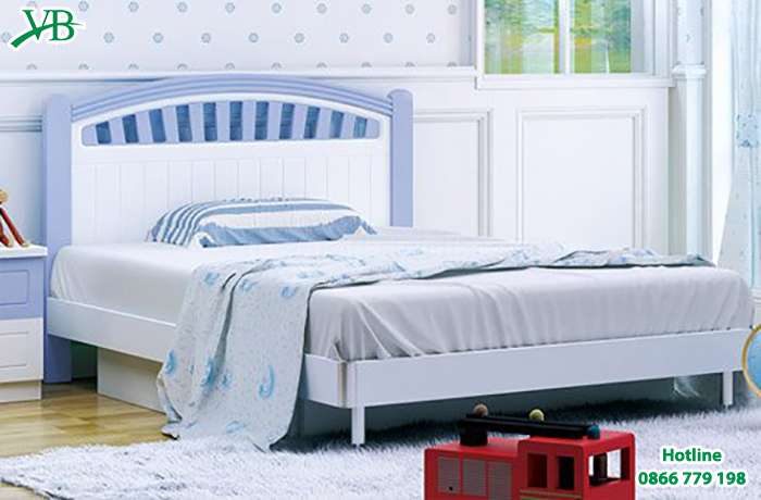 Mẫu giường đơn tối giản mà sang trọng cho căn phòng của bé trai