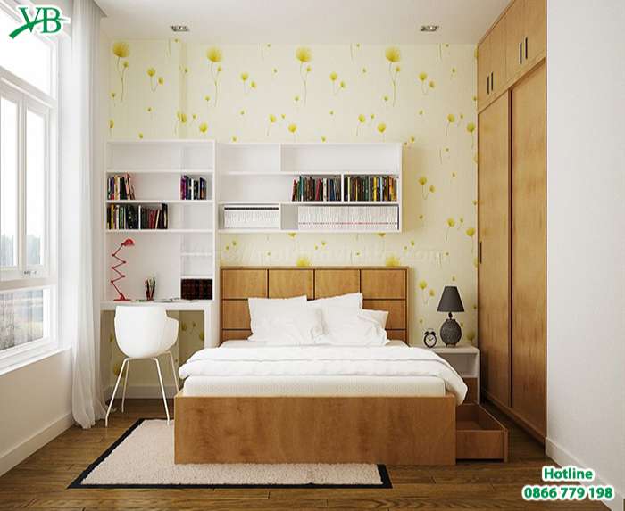 Nội thất phòng ngủ được thiết kế sáng tạo. hợp phong thủy