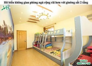 Ho Bien Khong Gian Phong Ngu Rong Rai Hon Voi Giuong Sat 2 Tang 1