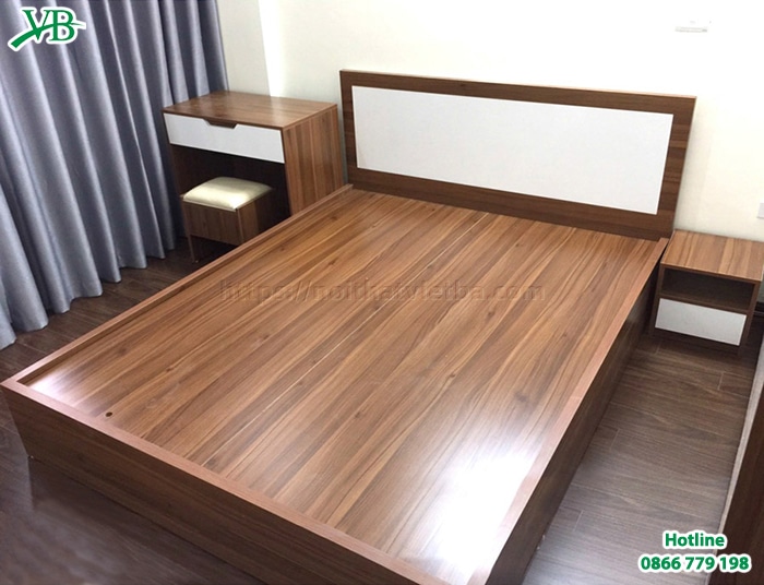 Những chiếc giường gỗ hiện đại