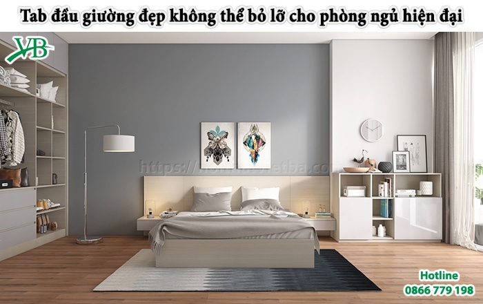 Tab Dau Giuong Dep Khong The Bo Lo Cho Phong Ngu Hien Dai 1