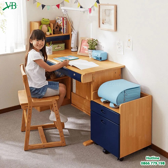 Kích thước bàn ghế phù hợp mang đến cảm giác thoải mái cho trẻ