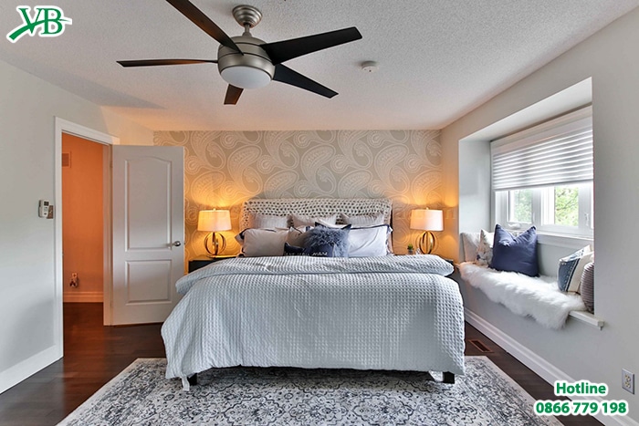 Phòng ngủ đẹp có diện tích nhỏ hẹp cần có những món đồ nội thất có kích thước tương ứng