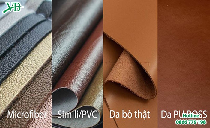 Có rất nhiều loại da để bọc ghế sofa