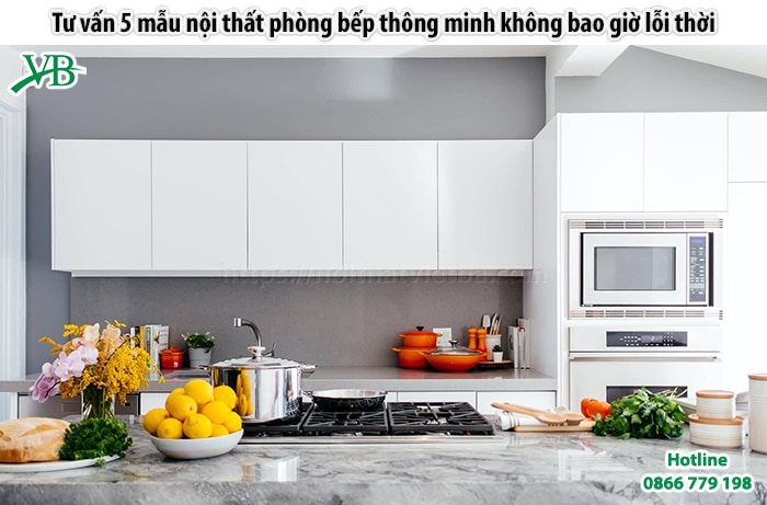 Tu Van 5 Mau Noi That Phong Bep Thong Minh Khong Bao Gio Loi Thoi 3