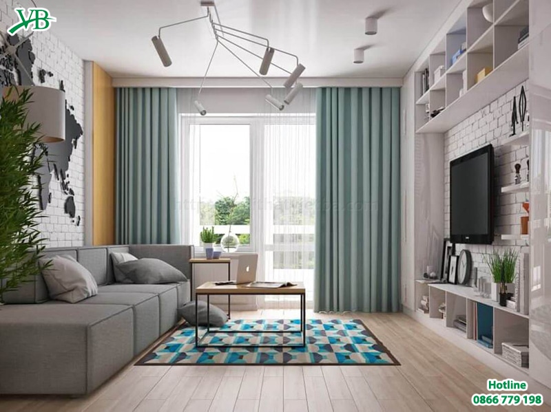 Màu sắc nội thất tô điểm nét nổi bật cho căn phòng