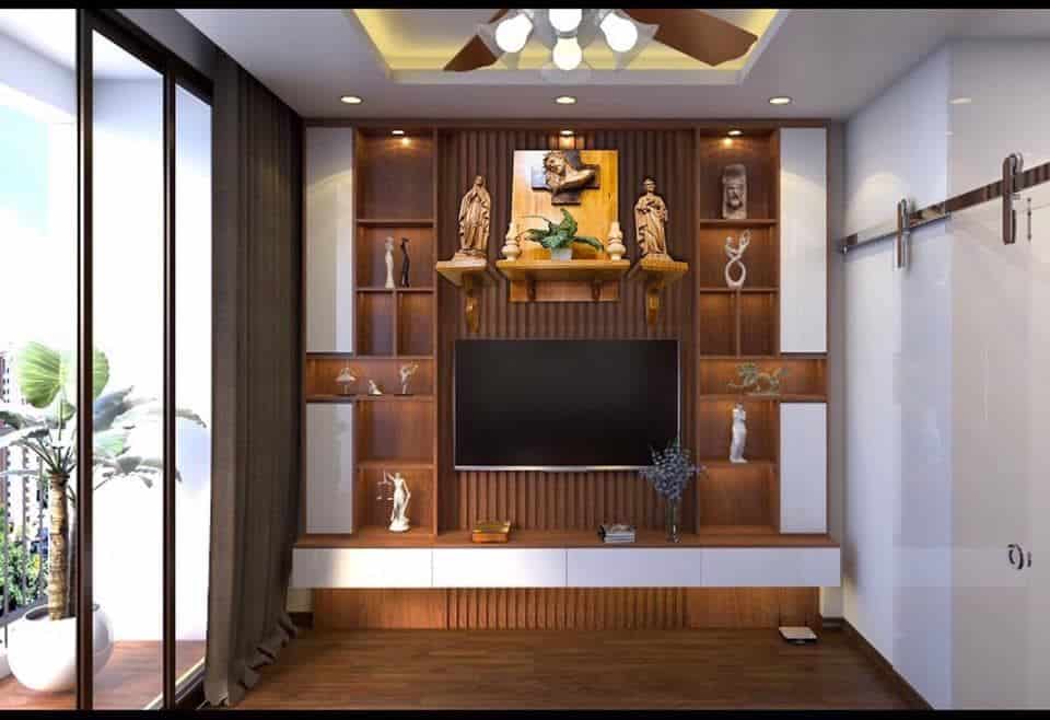 Thiết kế bàn thờ chúa trong phòng khách với 7 nguyên tắc quan trọng